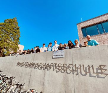 Drais für Frieden- Aktionstag an der Drais-Gemeinschaftsschule Karlsruhe
