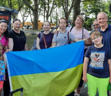 Patenkinder aus Charkiw gut in Stutensee angekommen