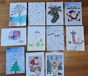 Weihnachtsgeschenke für alle Kinder in Isjum