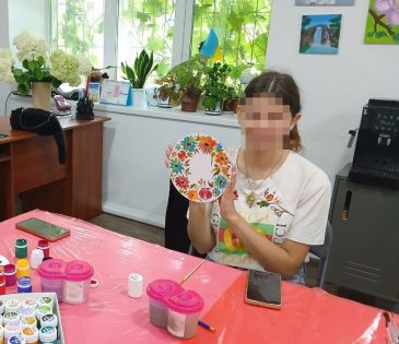 Malkurse für Kinder in Isjum