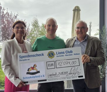 Lions Clubs Anröchte-Warstein-Rüthen unterstützt uns erneut